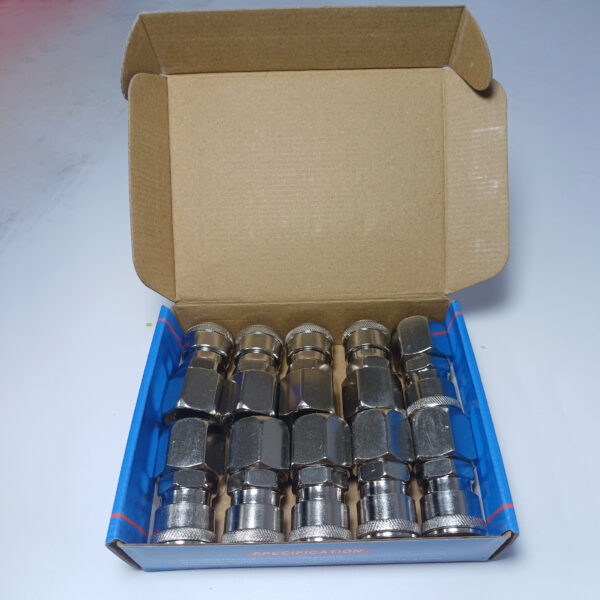 QC-P-SF-PF-3 Bộ đầu nối nhanh khí nén ren trong loại thường P-SF + PF