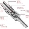 SH20-PH20-5 Bộ đầu nối nhanh khí nén đuôi chuột loại thường P- SH + PH