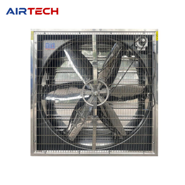 ATI-COVER Quạt thông gió vuông khung INOX 304/430