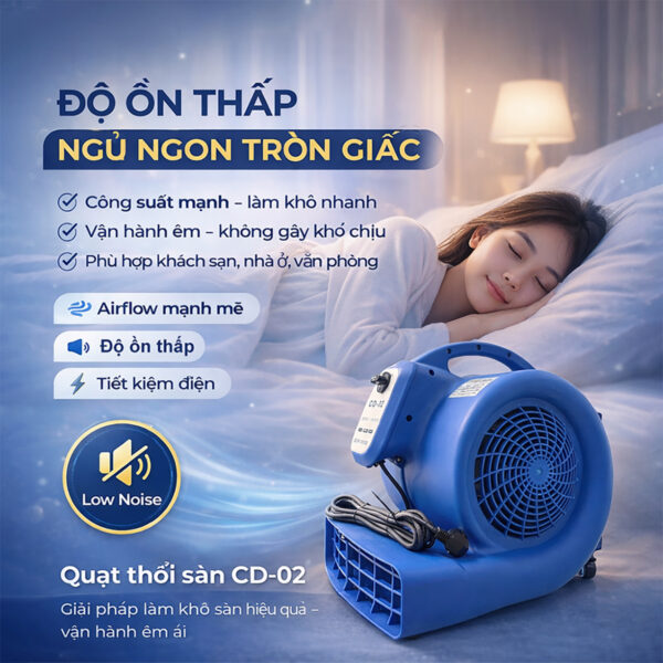 QTS-OMYSU-CD-02-02 Quạt Thổi Sàn CD-02 1000W