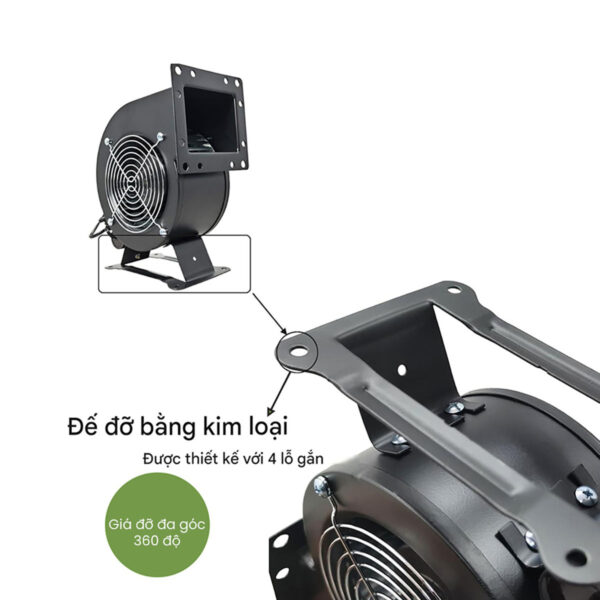 Quạt Ly Tâm Mini FLJ - Chân đế Quạt Ly Tâm Mini FLJ Series