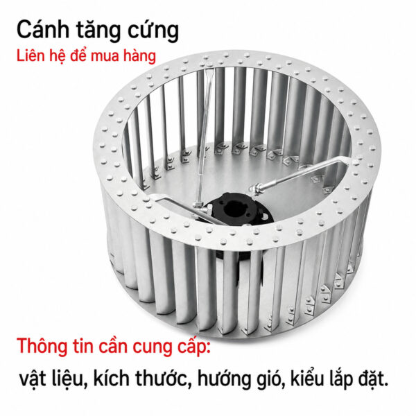 Quạt ly tâm nối ống TSKNO - Cánh tăng cứng Quạt Ly Tâm Nối Ống TSKNO