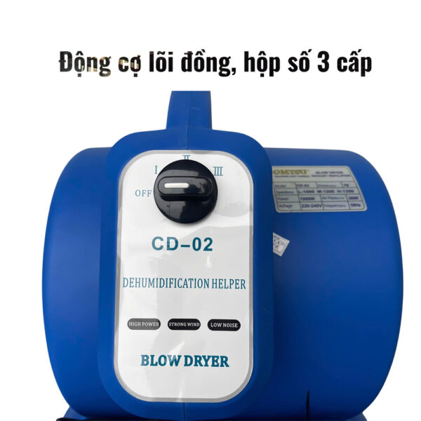 Quạt thổi sàn di động CD-02 1000W mặt trước Quạt Thổi Sàn CD-02 1000W