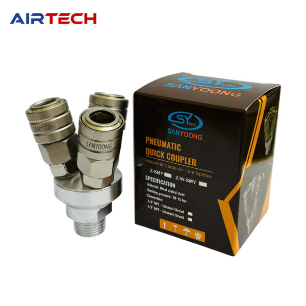Z-W-SMY-COVER Chạc chia khí nén dạng tròn loại tự khóa Z-SMV / Z-SMY