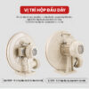 Quạt Ly Tâm Thổi Khí TZY - Vị trí hộp đấu dây Quạt Ly Tâm Thổi Khí TZY Series