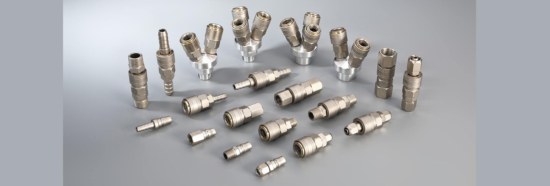 Bộ đầu nối nhanh khí nén co dây loại tự khóa Z-SP + PP